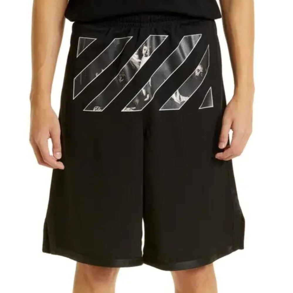 OFF-WHITE Caravaggia Track Shorts